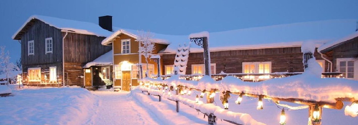 Hotel-Taivaanvalkeat-Silvester in Lappland